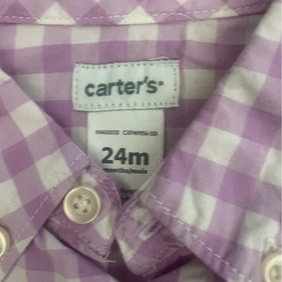 Carters Boys Purple Button Up and Baby Gap Button Up TWO FOR ONE - Picture 8 of 8
